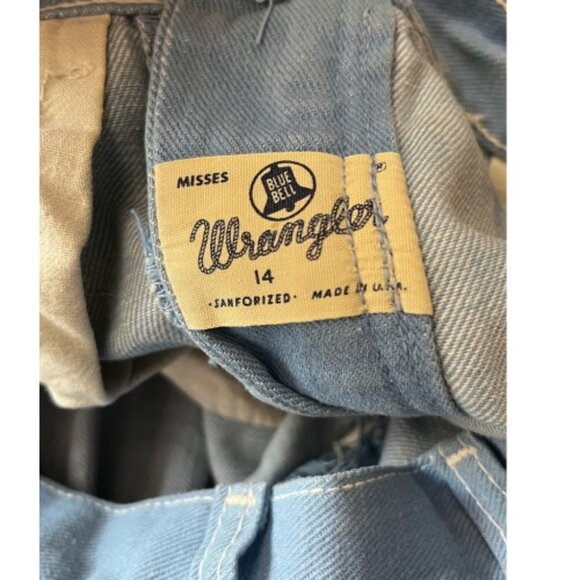 ROCKABILLY WRANGLER BLUE BELL SANFORIZED  HIGH WAIST SHORTS - Picture 6 of 9